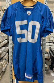 Ernie Sims Detroit Lions Game-Used NFL Jersey