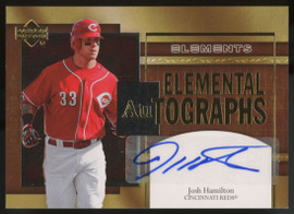 2007 Elements Josh Hamilton Elemental Autographs RC Auto #AU-JH