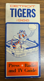 1966 Detroit Tigers Press Radio TV Media Guide