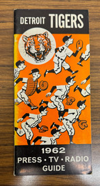 1962 Detroit Tigers Press TV Radio Media Guide