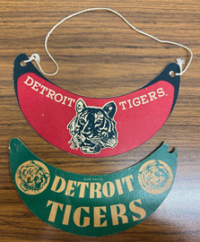 1937 Detroit Tigers Visor + Additional Vintage Visor Lot of 2