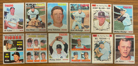 1970 Topps Detroit Tigers Team Set (31) Kaline VG-EX Overall