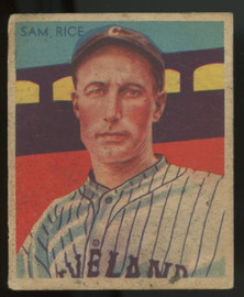 1934-36 Diamond Stars Sam Rice #32 VG