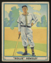 1941 Play Ball Rollie Hemsley #34 Good (Creases)