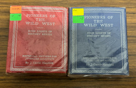 1933 Pioneers of The Wild West Red and Blue Cover