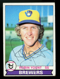 1979 Topps Robin Yount #95 Signed Auto JSA