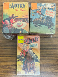 Better Little Books Gene Autry Vintage Western Lot of 3