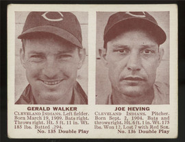 1941 Double Play Gerald Walker Joe Heving #135 #136 VG-VG/EX