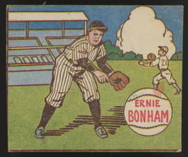 1943 M.P. & Co. R302-1 Ernie Bonham VG (Crease)