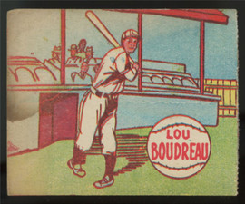 1949 M.P. & Co. R302-2 Lou Boudreau #100 F/G (Water Damage)