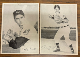 1959 Cleveland Indians Team Issue Photo Lot of 13 Colavito Martin Low Grade