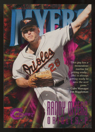 1997 Skybox Circa Rave Randy Myers Purple /150 #92