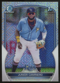 2023 Bowman Chrome Mega Junior Caminero 1st Mojo #BCP-61 "C"