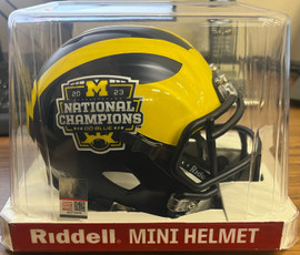 Michigan National Champions Mini Helmet