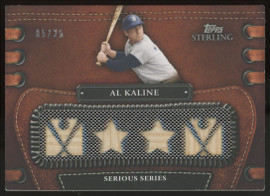 2010 Topps Sterling Al Kaline Serious Series Bat Relic /25 #4LLR-16