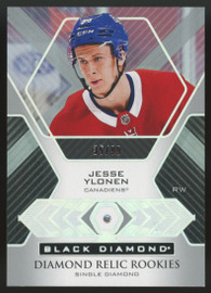 2021-22 Black Diamond Jesse Ylonen Diamond Relic Rookies /99 #BDR-JY