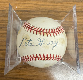 Pete Gray Signed Autographed Rawlings OAL Baseball JSA