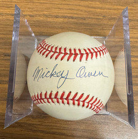 Mickey Owen Signed Autographed Rawlings ONL Baseball JSA