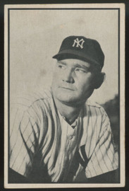 1953 Bowman Black & White Johnny Mize #15 G/VG (Surface/Crease)