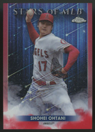 2022 Topps Chrome Shohei Ohtani Stars of MLB Red /75 #SMLBC-33