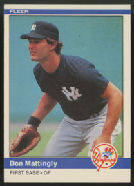 1984 Fleer Don Mattingly RC #131 NM-MT "B"