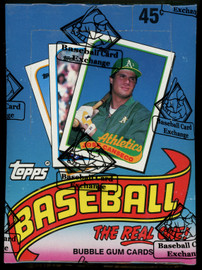 1989 Topps Baseball Wax Box FASC BBCE Wrapped and Sealed