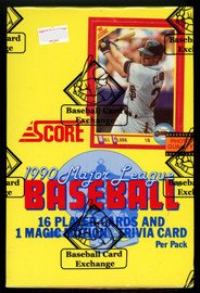 1990 Score Baseball Wax Box FASC BBCE Wrapped and Sealed