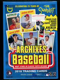 2018 Topps Archives Baseball Blaster Box Factory Sealed