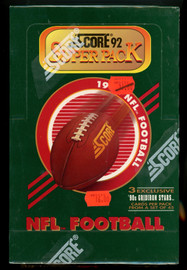 1992 Score Football Super Pack Box Factory Sealed