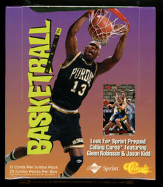 1994 Classic Draft Basketball Jumbo Box Factory Sealed