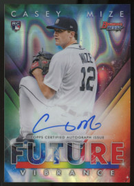 2021 Bowman's Best Casey Mize Future Vibrance Auto /50 #BFVA-CM