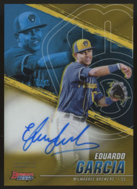 2021 Bowman's Best Eduardo Garcia Auto Gold /50 #B21-EG