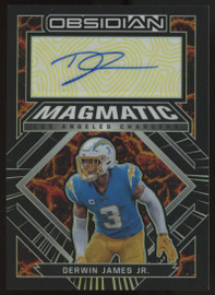 2022 Obsidian Derwin James Jr. Magmatic Auto Yellow /25 #MS-DJO