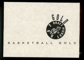 1992 Classic Draft Picks Gold Basketball Set in Wood Box Sealed 5544/8500