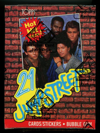 1988 Topps 21 Jump Street Wax Box BBCE Wrapped and Sealed