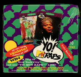 1992 Pro Set Yo! MTV Raps Update Box Factory Sealed
