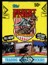 1991 Topps Desert Storm Series 2 Wax Box BBCE Wrapped and Sealed