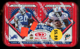 1997 Donruss Preferred Football Tin 5-Pack Factory Sealed