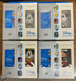 2003 Upper Deck Disney Treasures Mickey Mouse Collectible Box Complete Set of 4