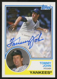 2022 Topps Archives Tommy John Fan Favorites Auto #83FF-TJ