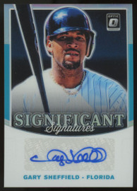 2019 Donruss Optic Gary Sheffield Significant Signatures Auto /15 #SIG-GS