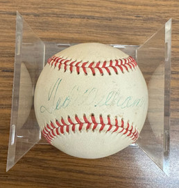 Ted Williams Signed Autographed Official Little League Baseball JSA 4073