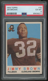 1959 Topps Jim Jimmy Brown #10 PSA 6