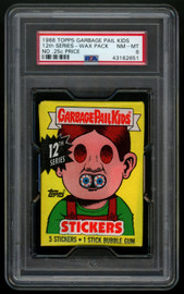 1988 Topps Garbage Pail Kids 12th Series Wax Pack PSA 8