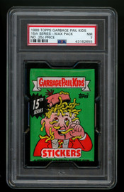 1988 Topps Garbage Pail Kids 15th Series Wax Pack PSA 7