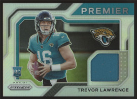 2021 Prizm Trevor Lawrence RC Premier Jersey Silver #PJ-1