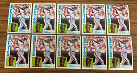 1984 Topps Darryl Strawberry RC #182 Lot of 10 NM or Better