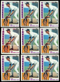 1984 Topps Don Mattingly RC #8 Lot of 9 NM or Better