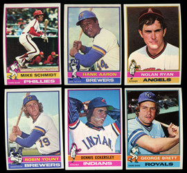 1976 Topps Baseball Complete Set (660) w/ Traded NM