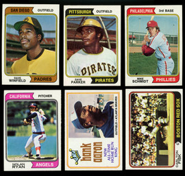1974 Topps Baseball Complete Set (660) w/ Traded & Team CLs NM+